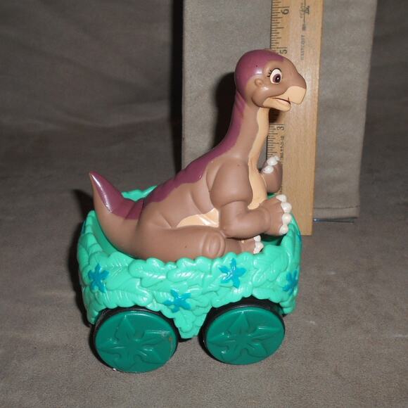 1996 Land Before Time Great Valley Vehicles Bobbin' Fun Littlefoot Equity Toys - Picture 7 of 9